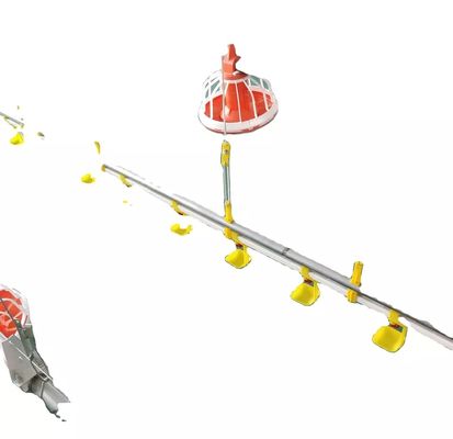 Система кормления лотка бройлера машины 0.75КВ Д45 птицеводства ХС